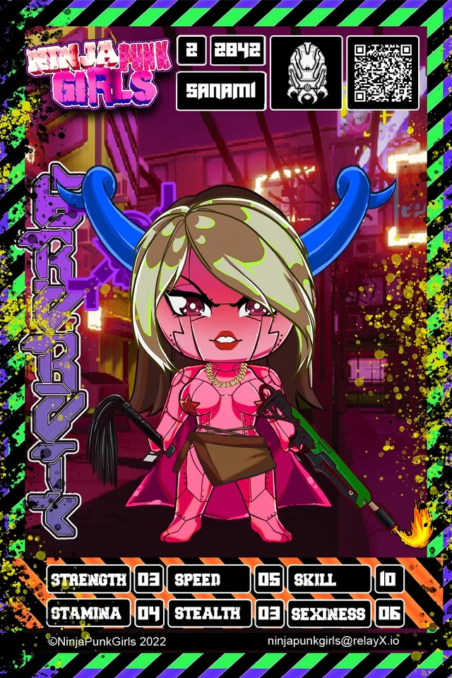 Original minted card #2842 Sanami