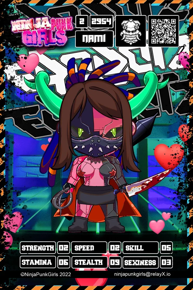 Original minted card #2954 Nami
