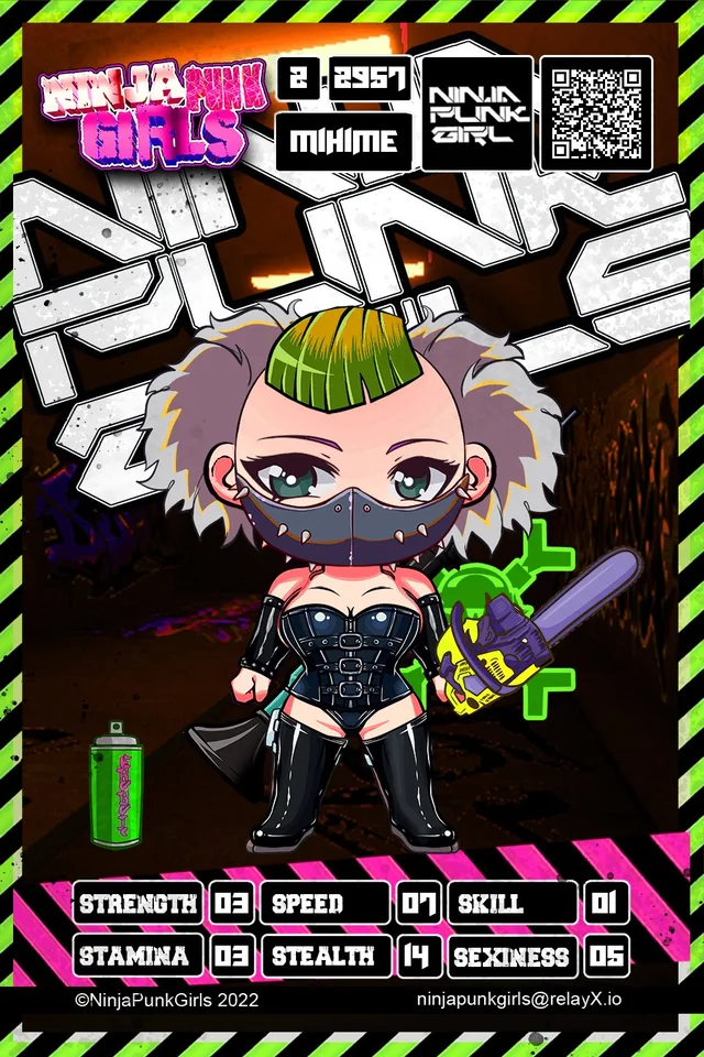 Original minted card #2957 Mihime