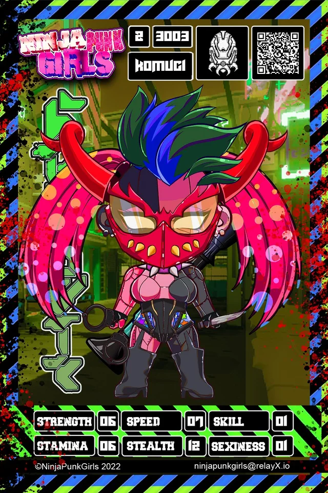 Original minted card #3003 Komugi
