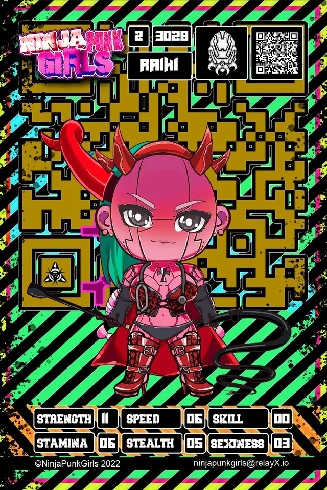 Original minted card #3028 Raiki