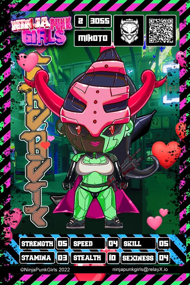 Original minted card #3055 Mikoto