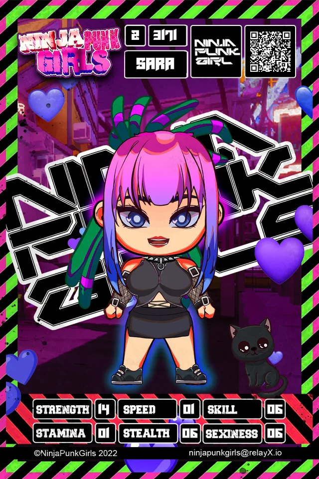 Original minted card #3171 Sara