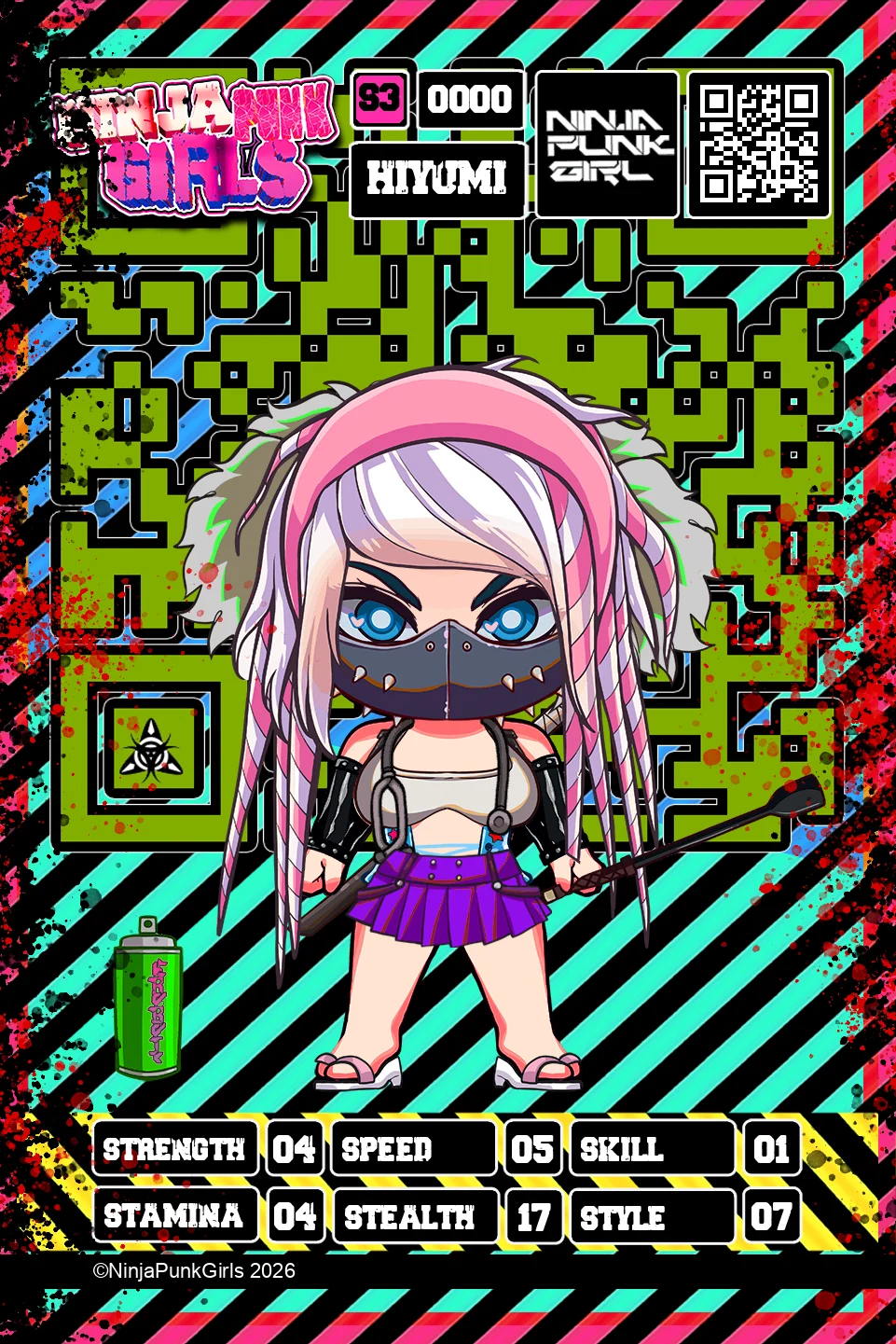 Rebuilt card #0000 Hiyumi