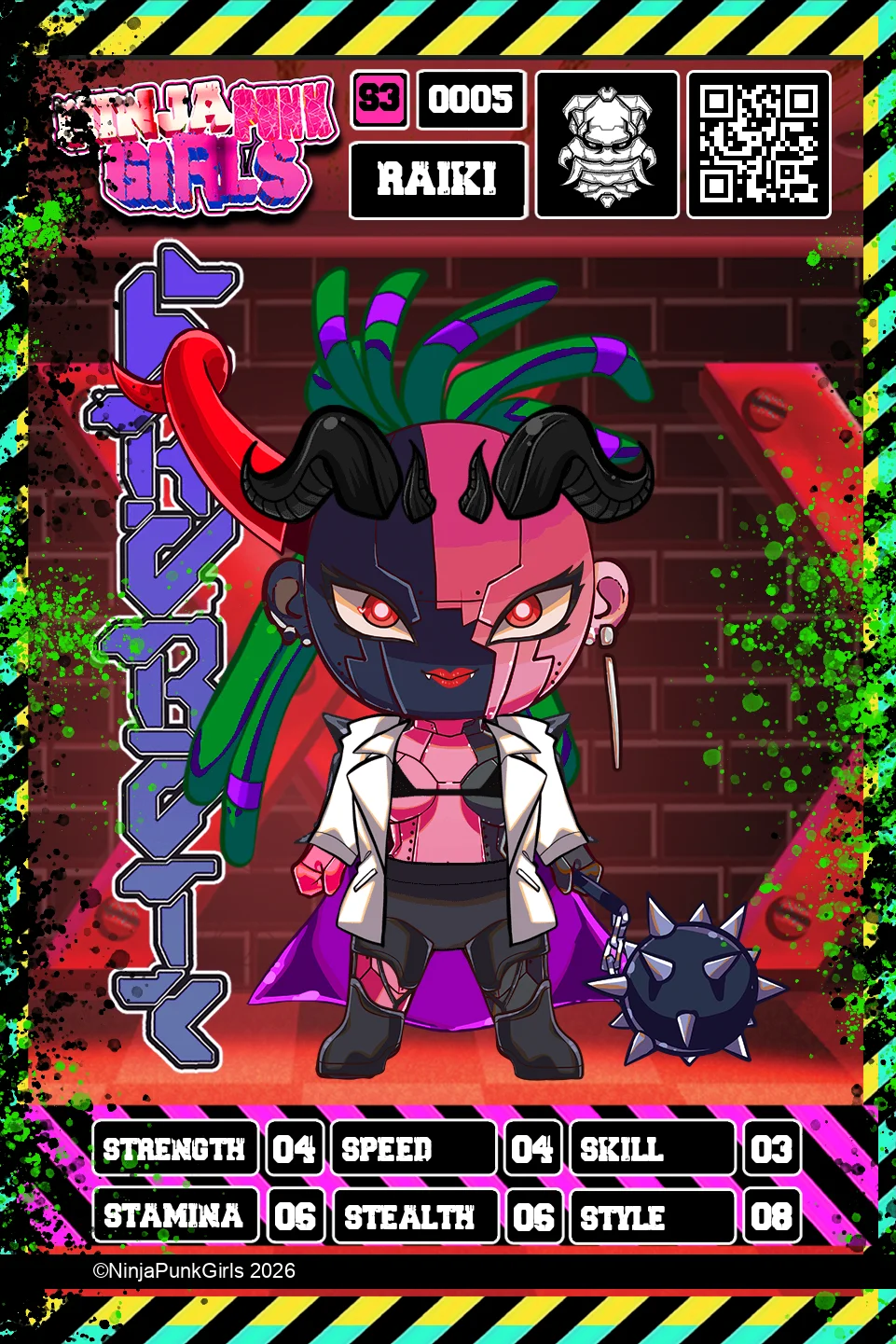 Rebuilt card #0005 Raiki