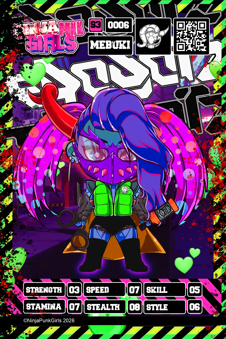 Rebuilt card #0006 Mebuki