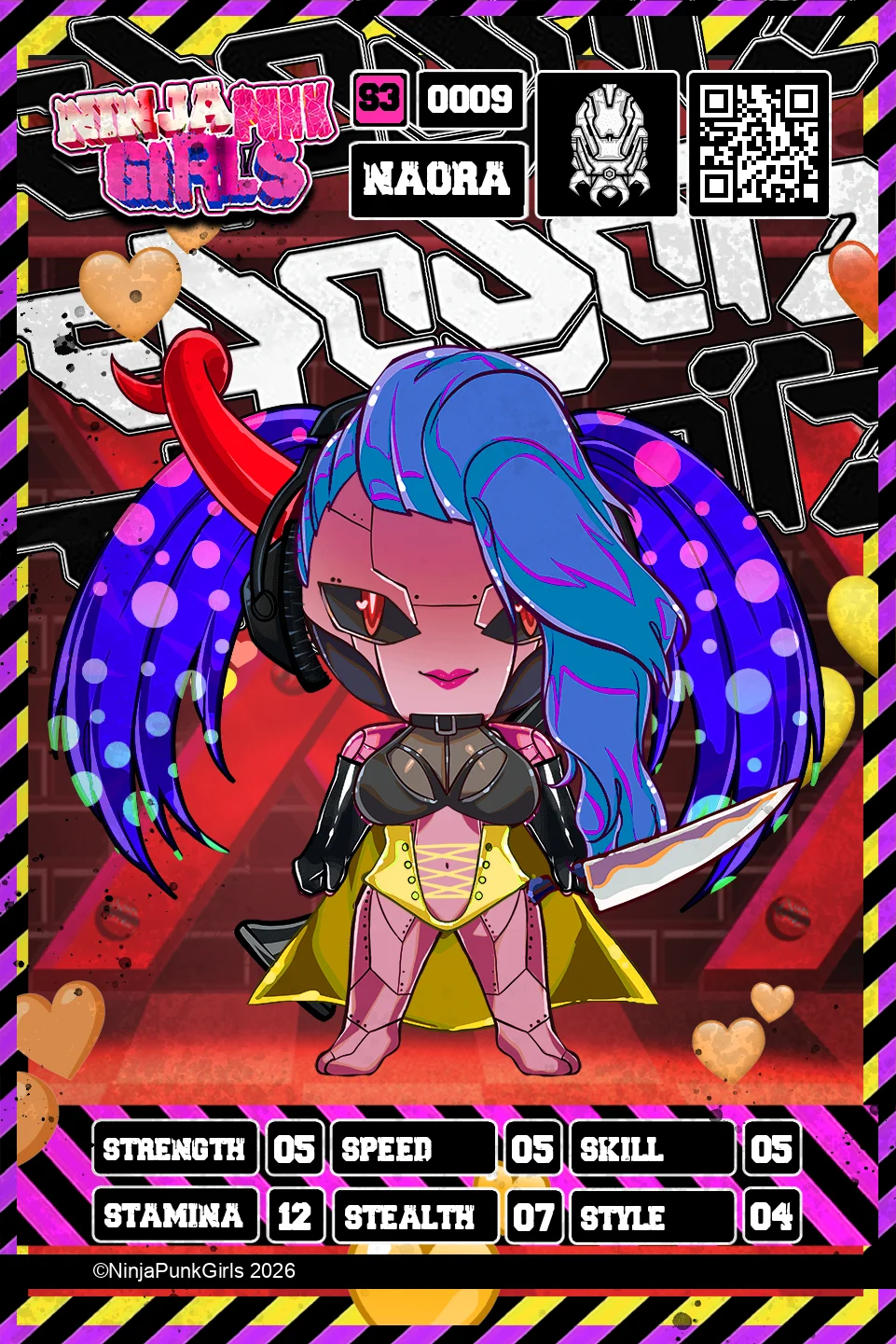Rebuilt card #0009 Naora