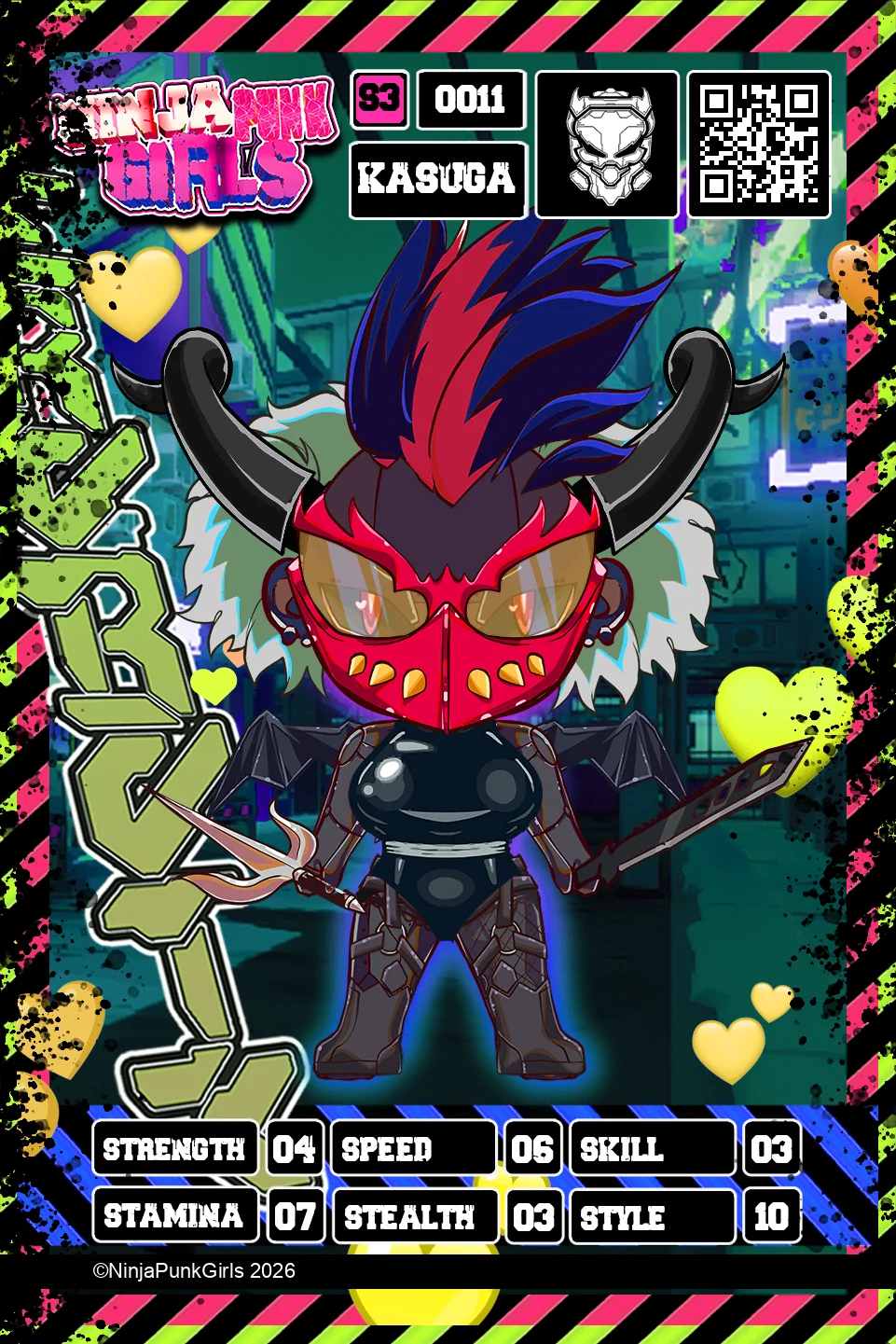 Rebuilt card #0011 Kasuga