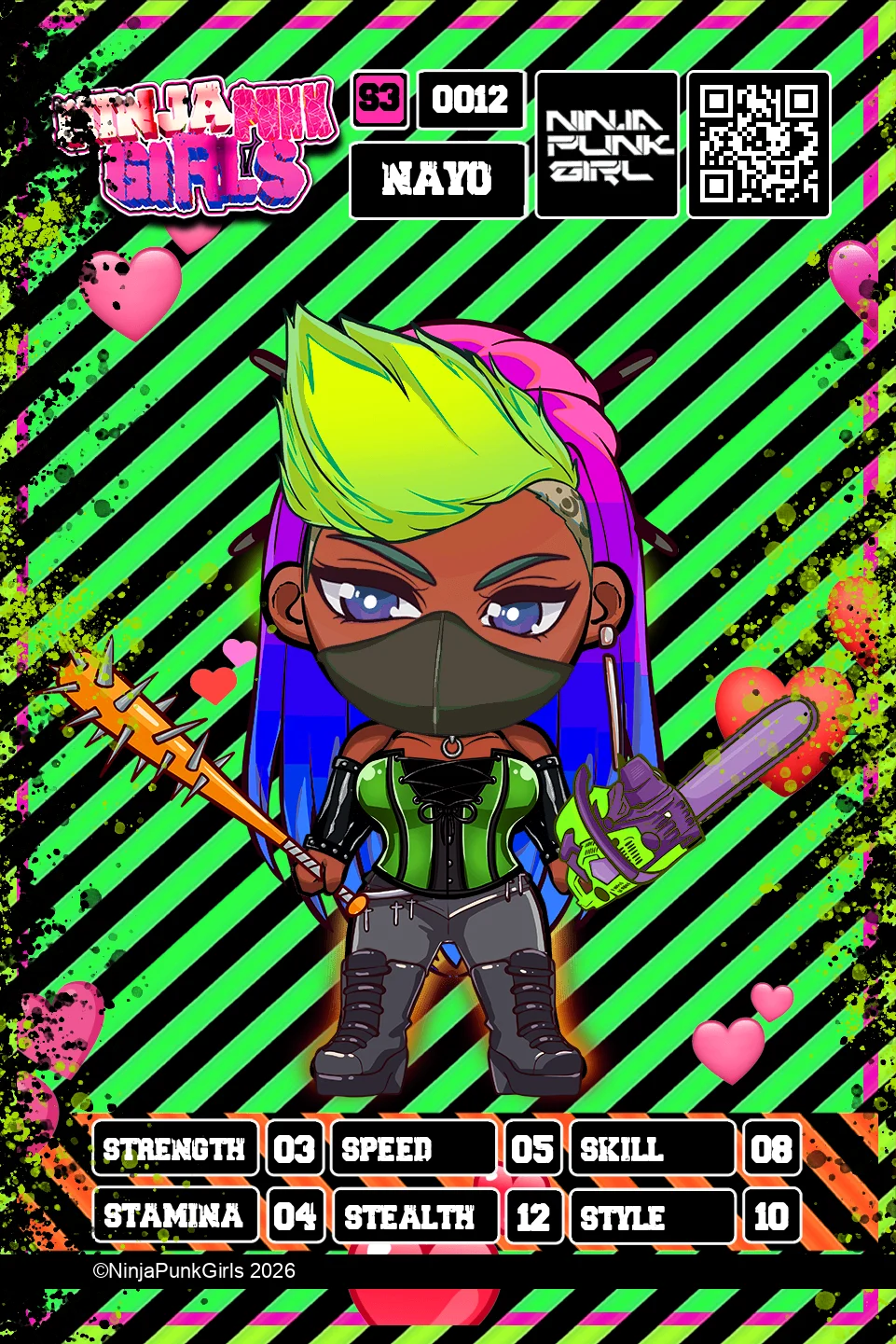 Rebuilt card #0012 Nayo