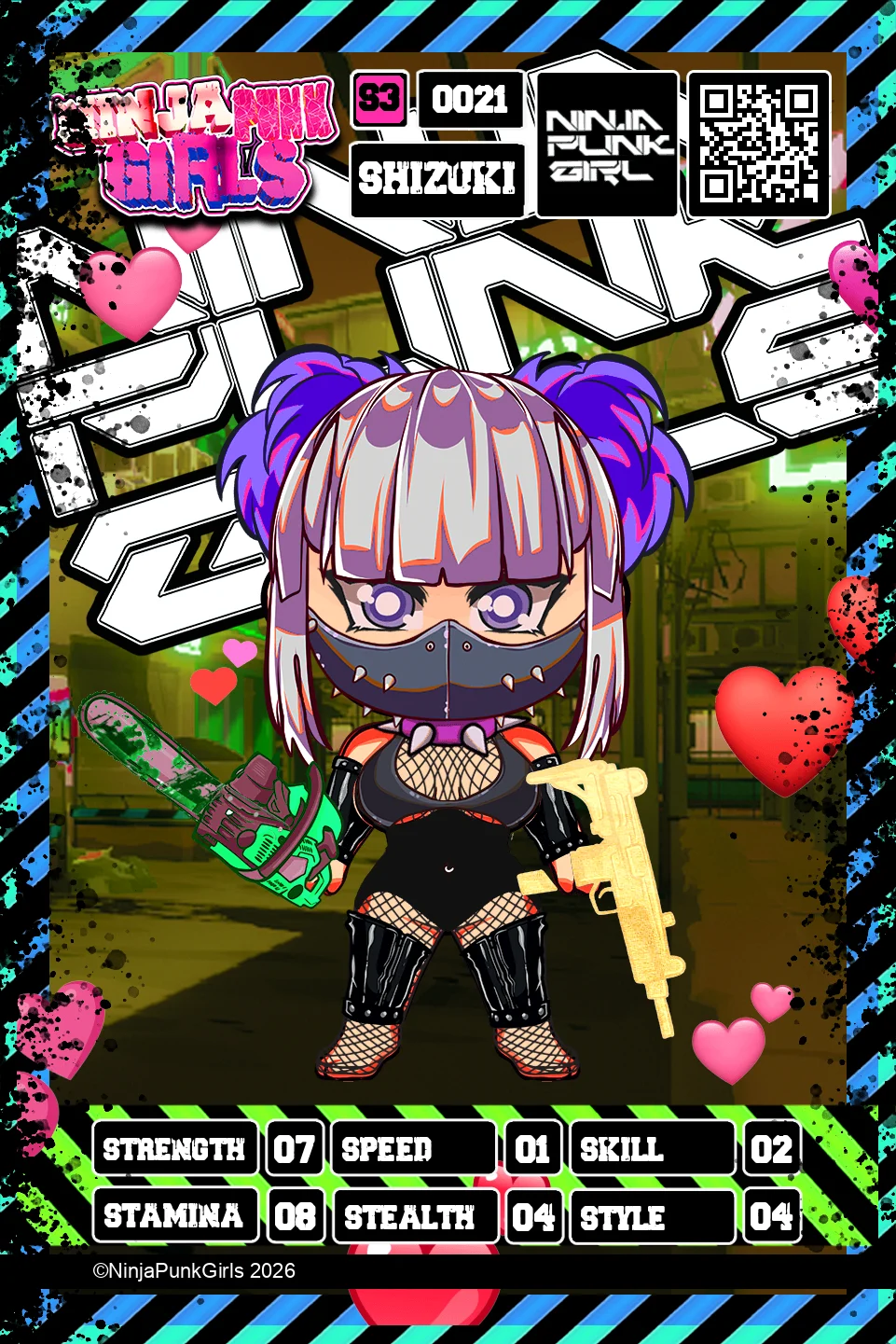 Rebuilt card #0021 Shizuki