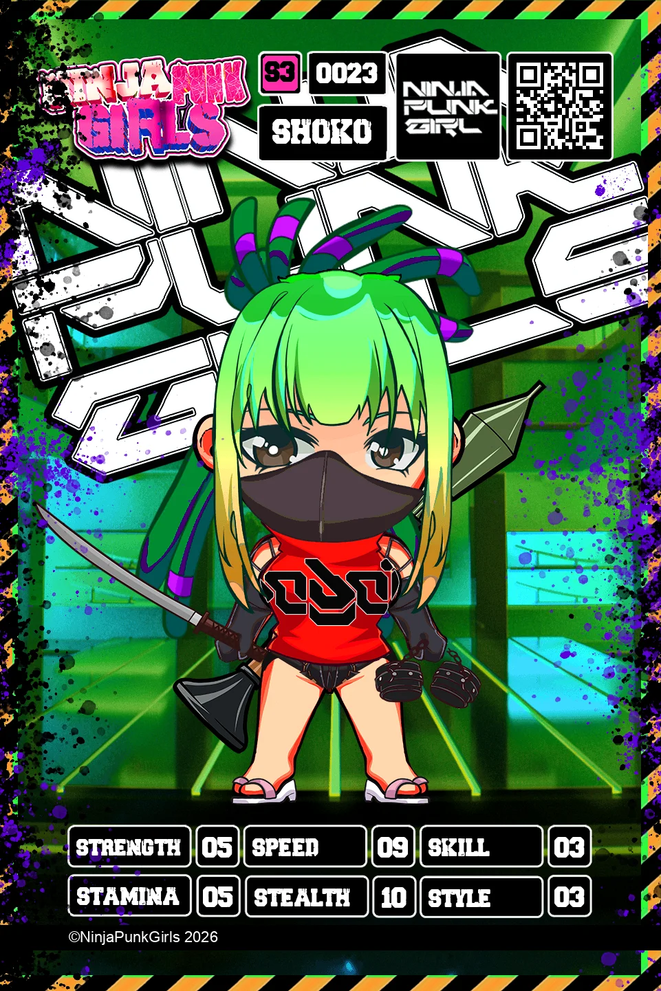 Rebuilt card #0023 Shoko