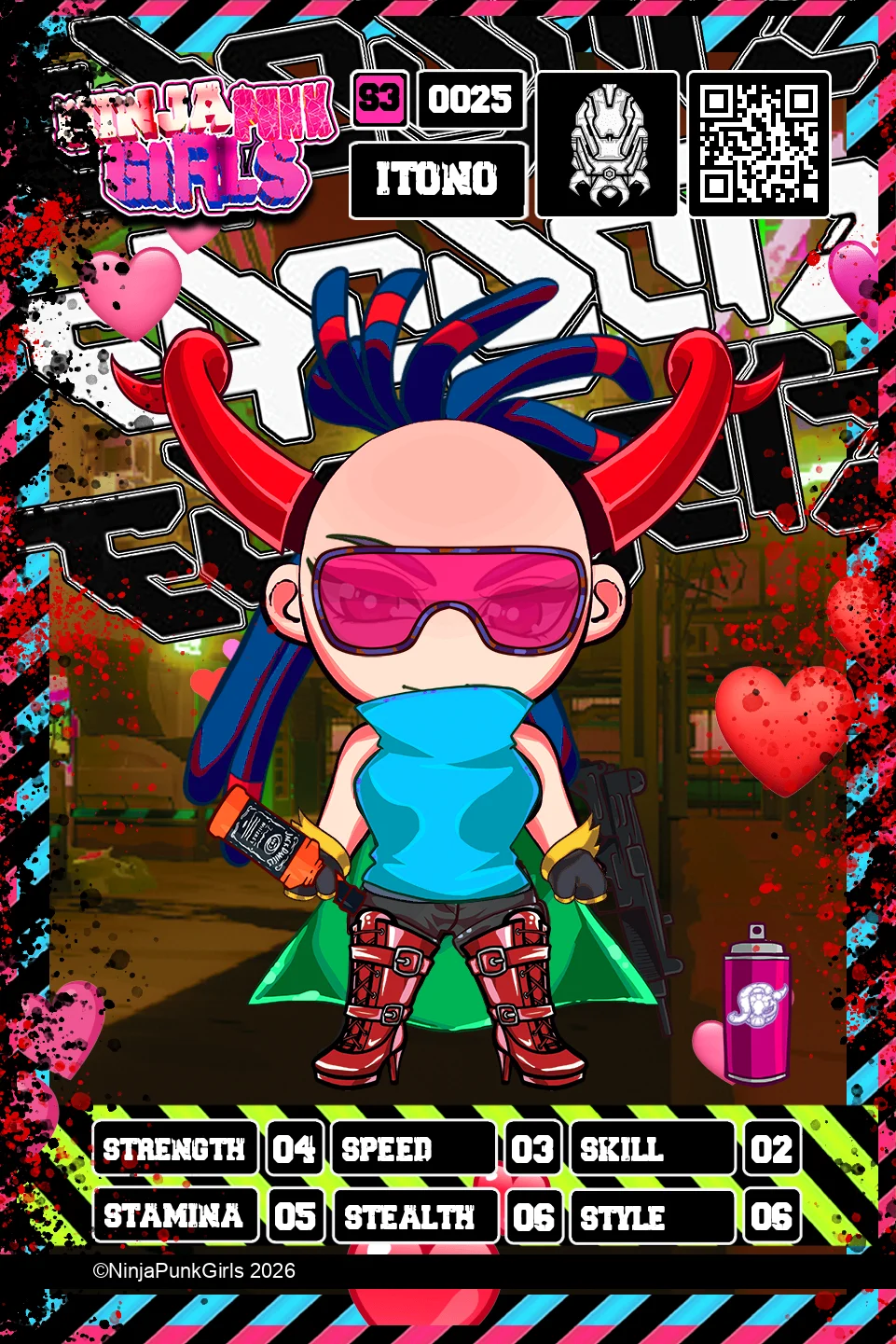 Rebuilt card #0025 Itono