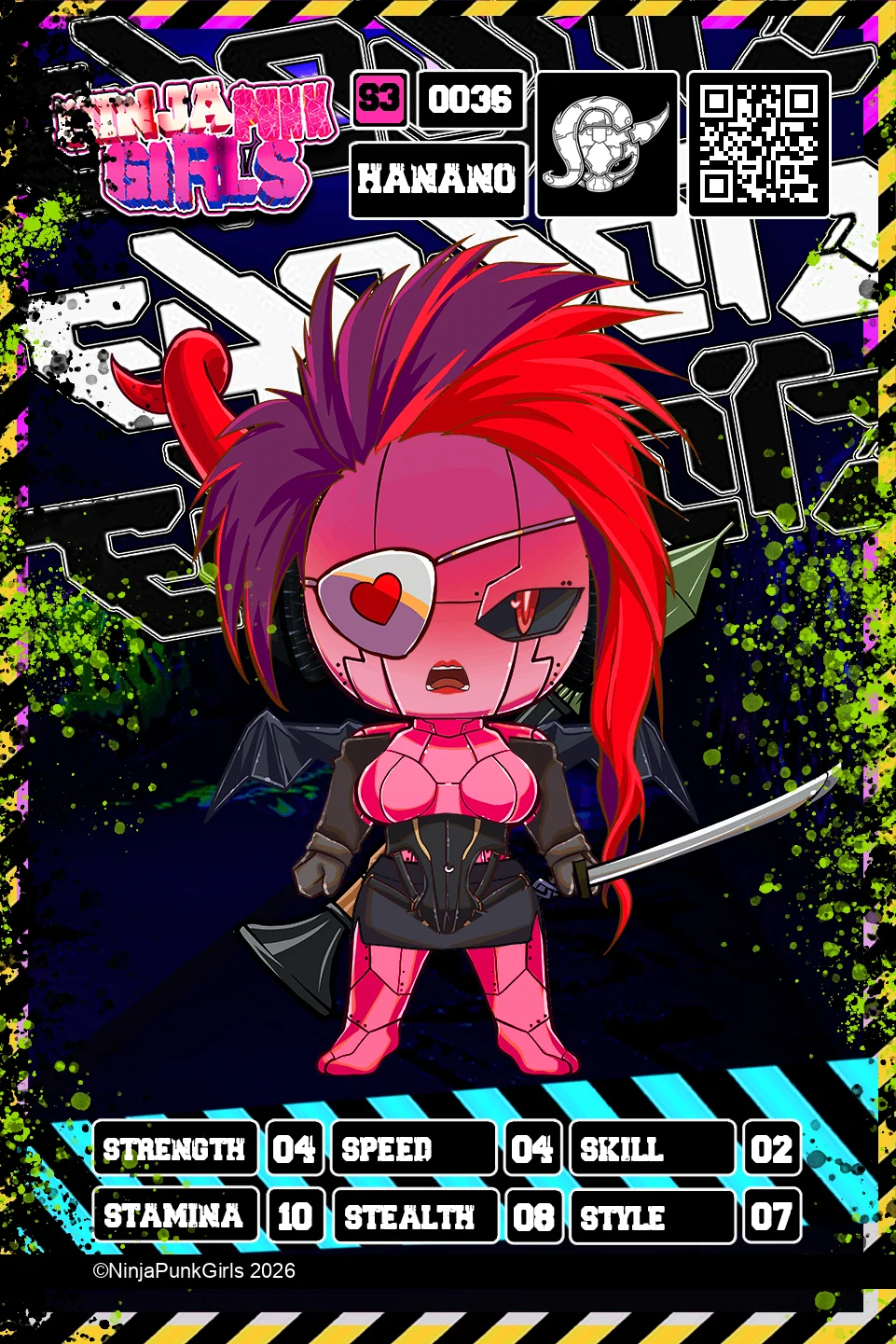 Rebuilt card #0036 Hanano