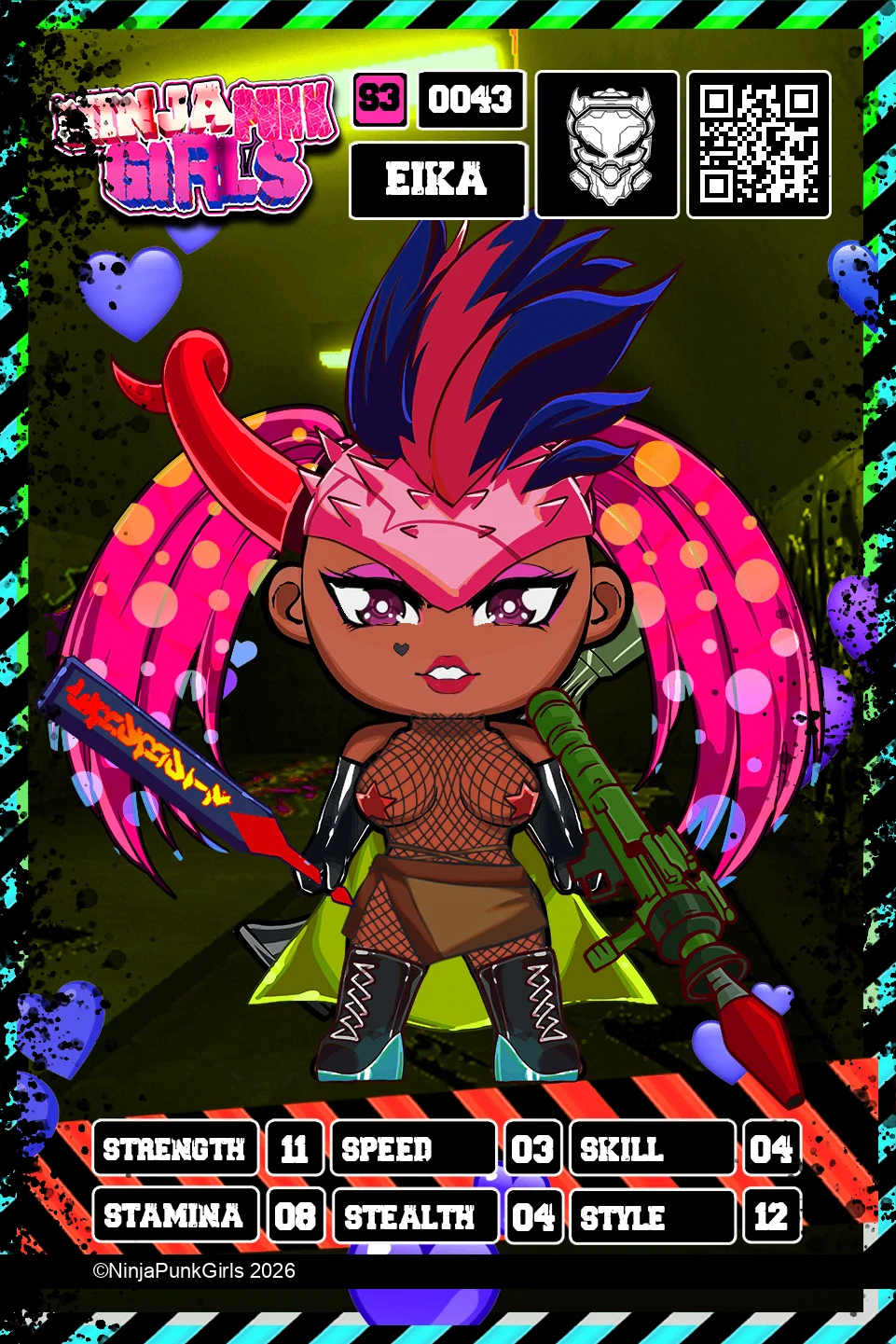 Rebuilt card #0043 Eika