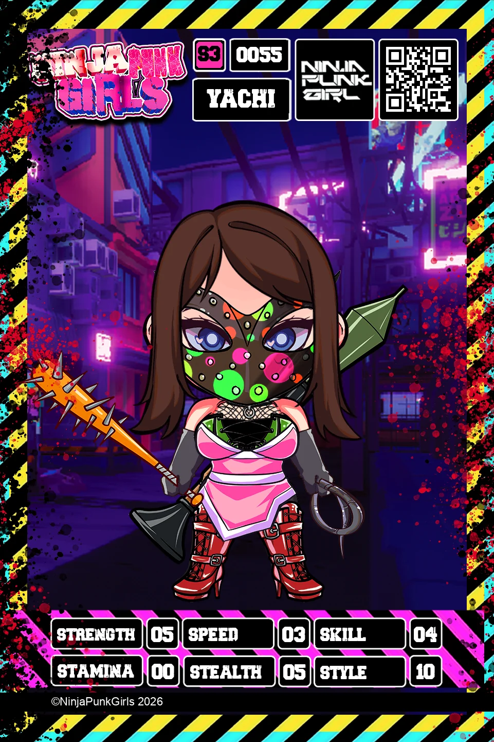 Rebuilt card #0055 Yachi