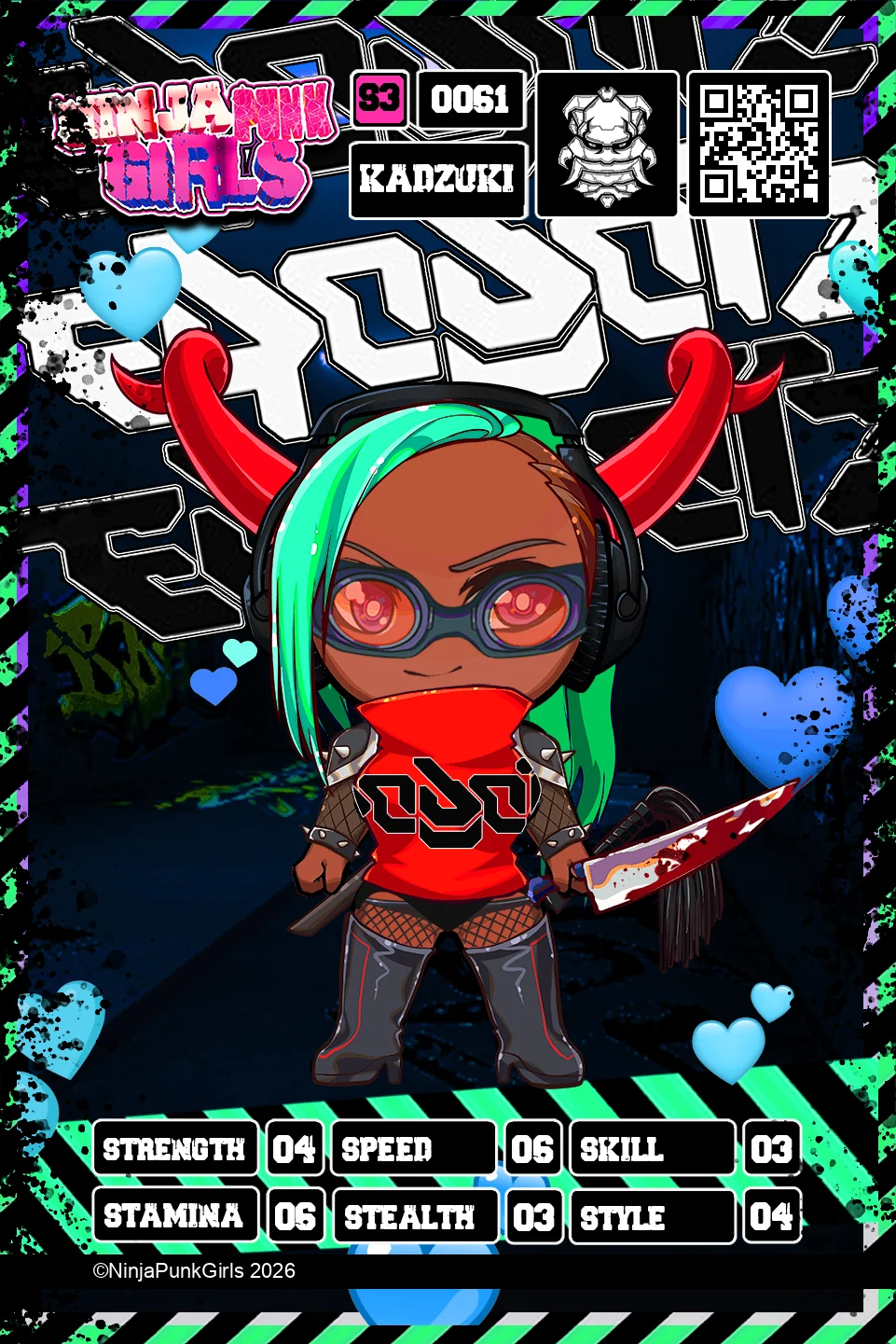 Rebuilt card #0061 Kadzuki