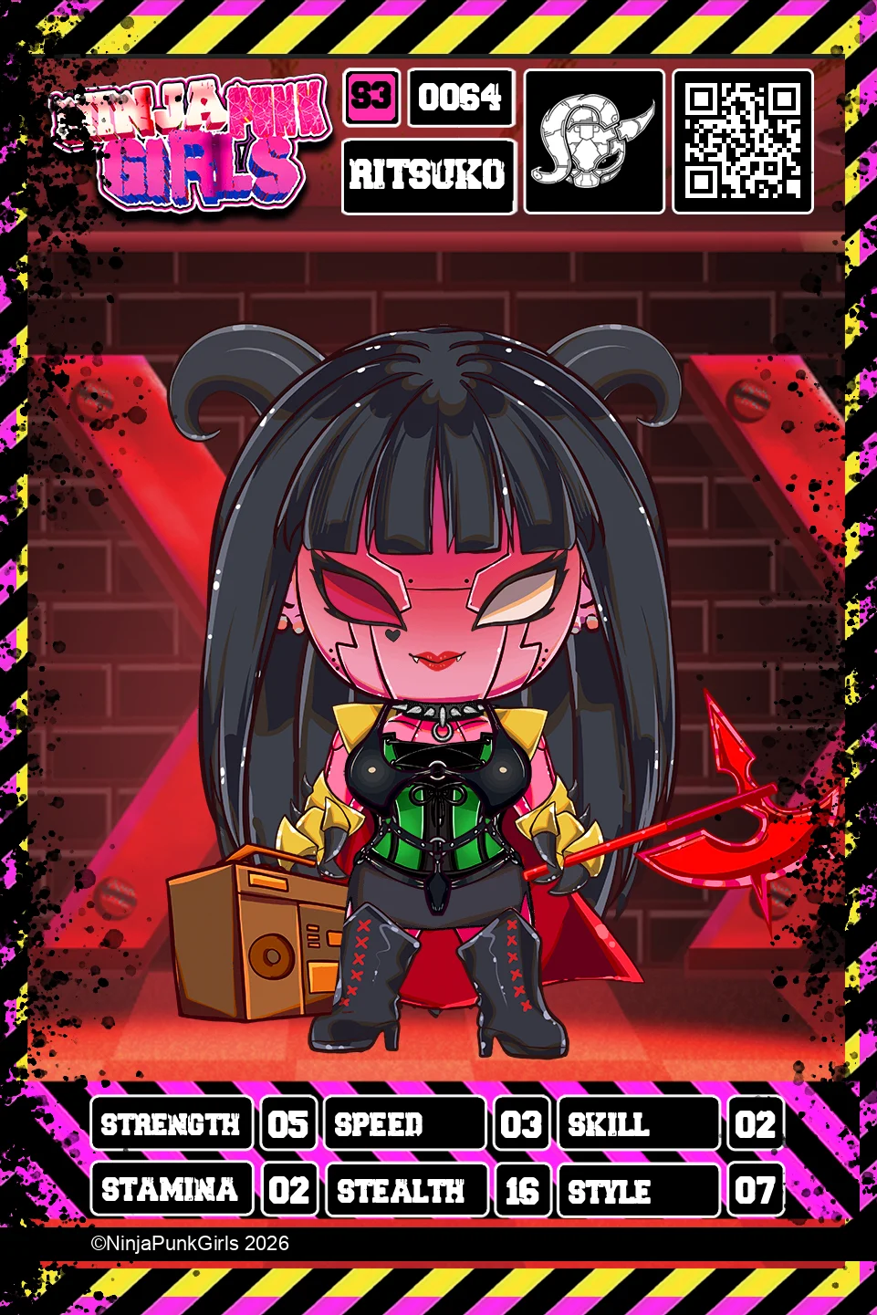 Rebuilt card #0064 Ritsuko