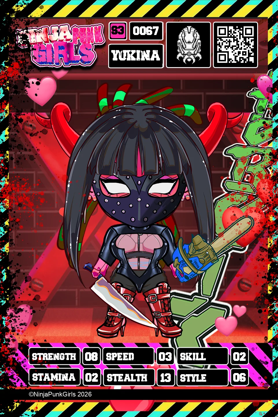 Rebuilt card #0067 Yukina