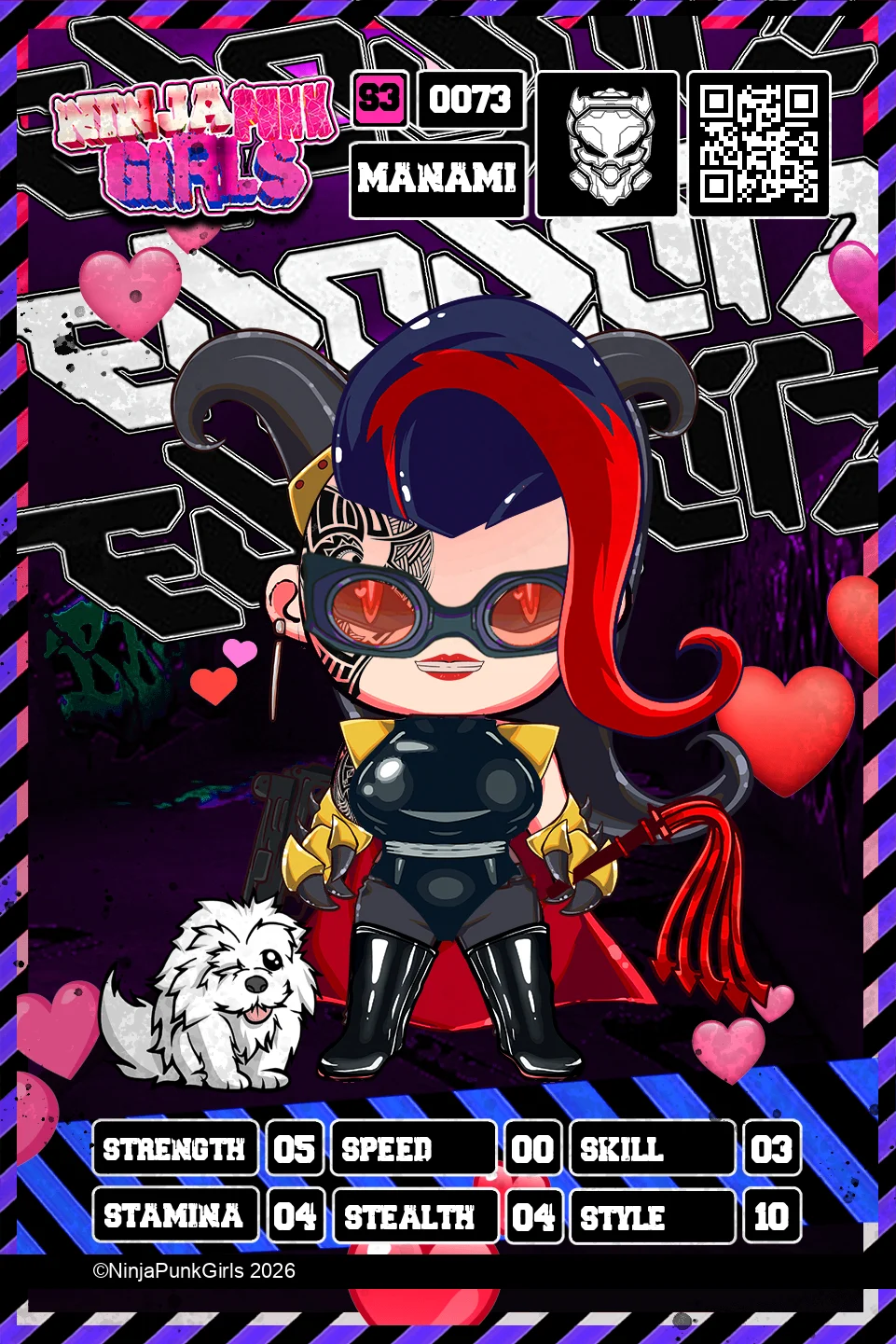 Rebuilt card #0073 Manami