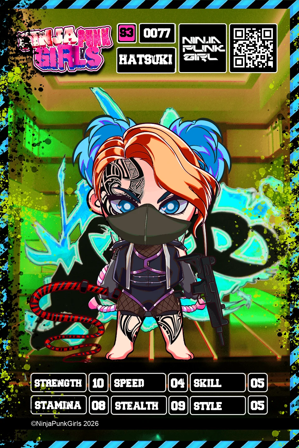 Rebuilt card #0077 Hatsuki