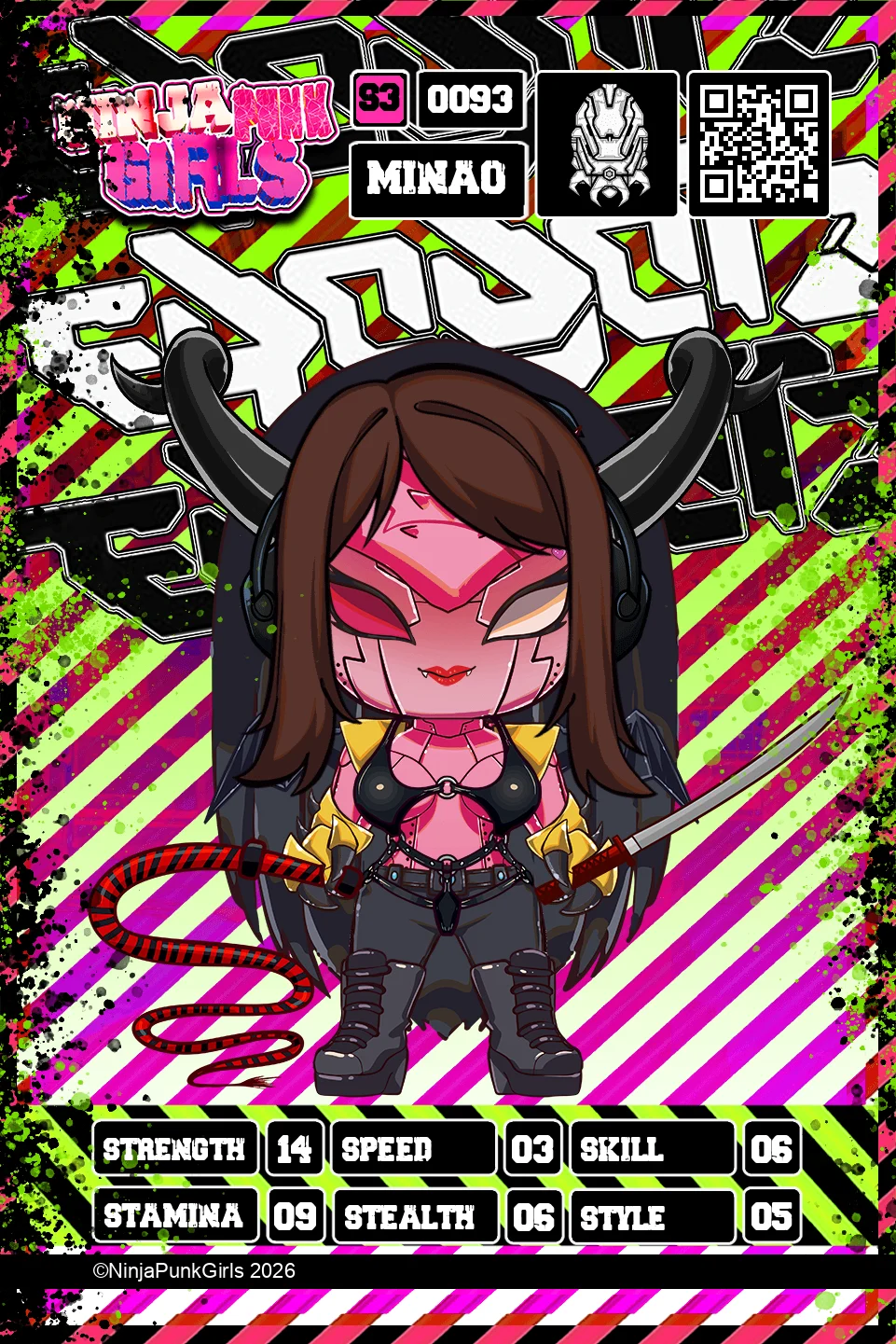Rebuilt card #0093 Minao