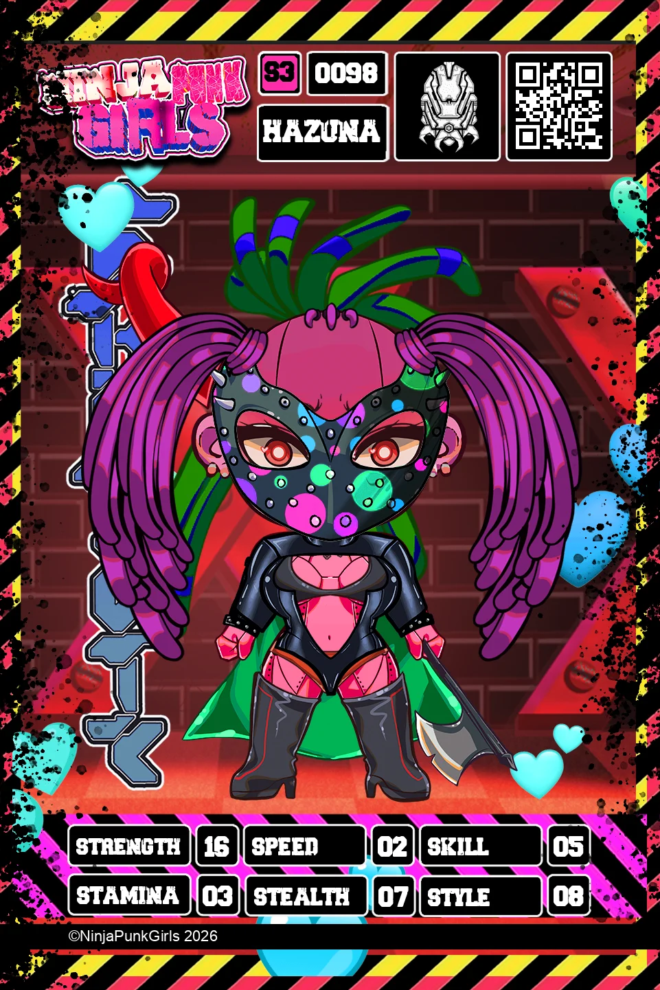 Rebuilt card #0098 Hazuna