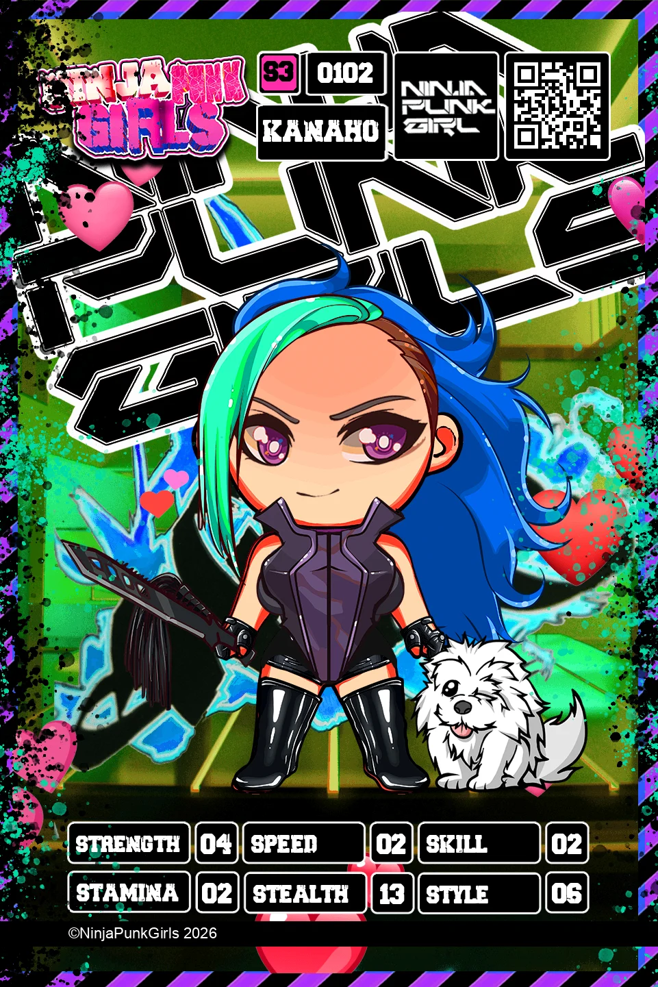 Rebuilt card #0102 Kanaho