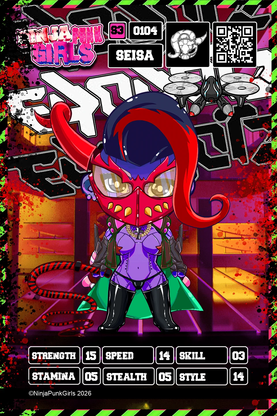 Rebuilt card #0104 Seisa