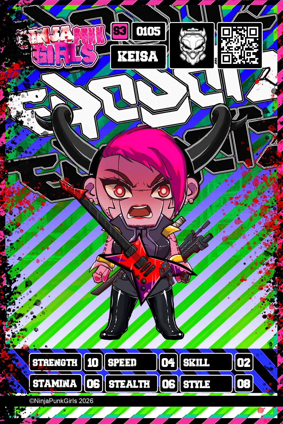 Rebuilt card #0105 Keisa