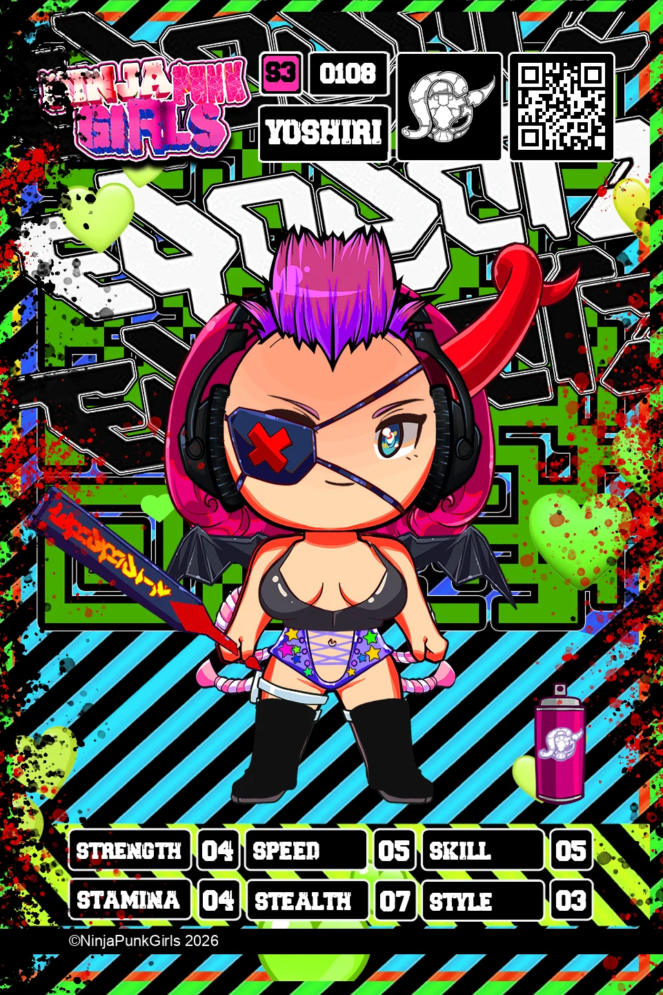 Rebuilt card #0108 Yoshiri