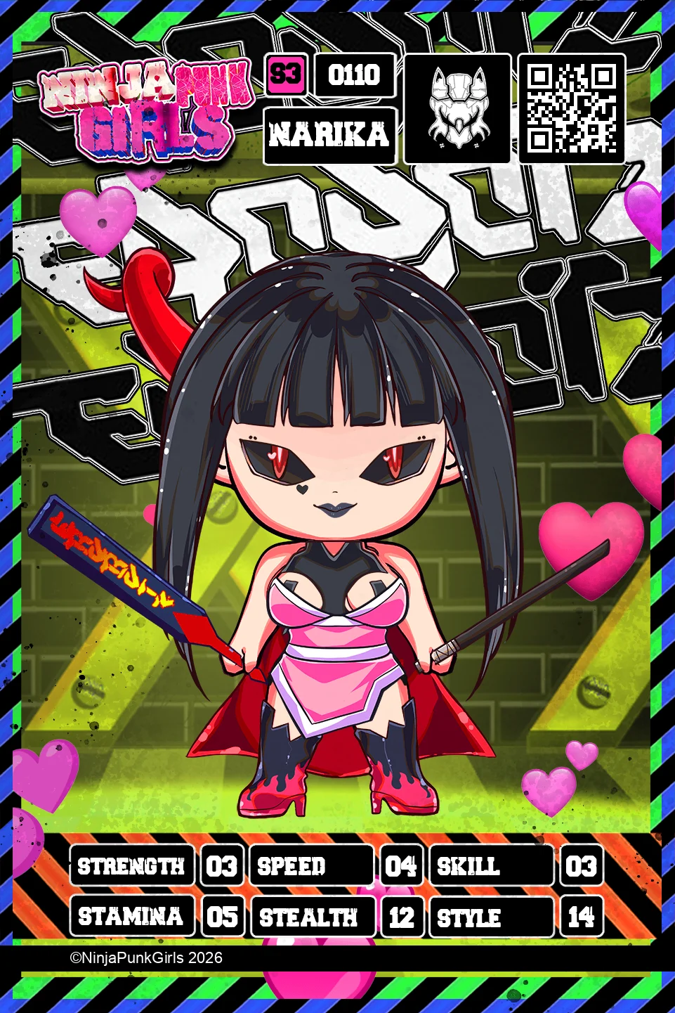 Rebuilt card #0110 Narika