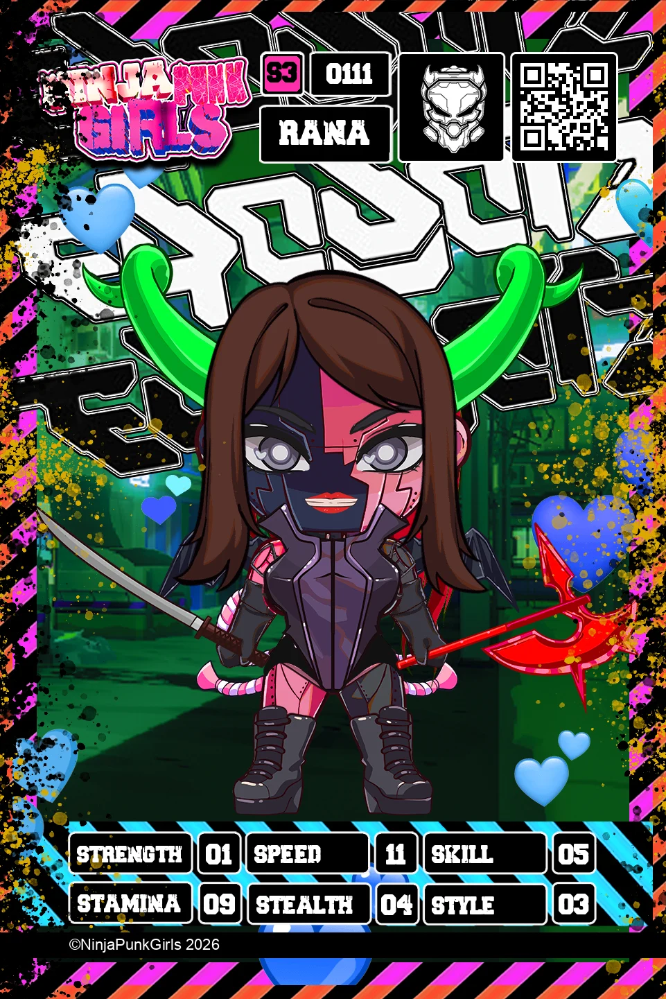 Rebuilt card #0111 Rana