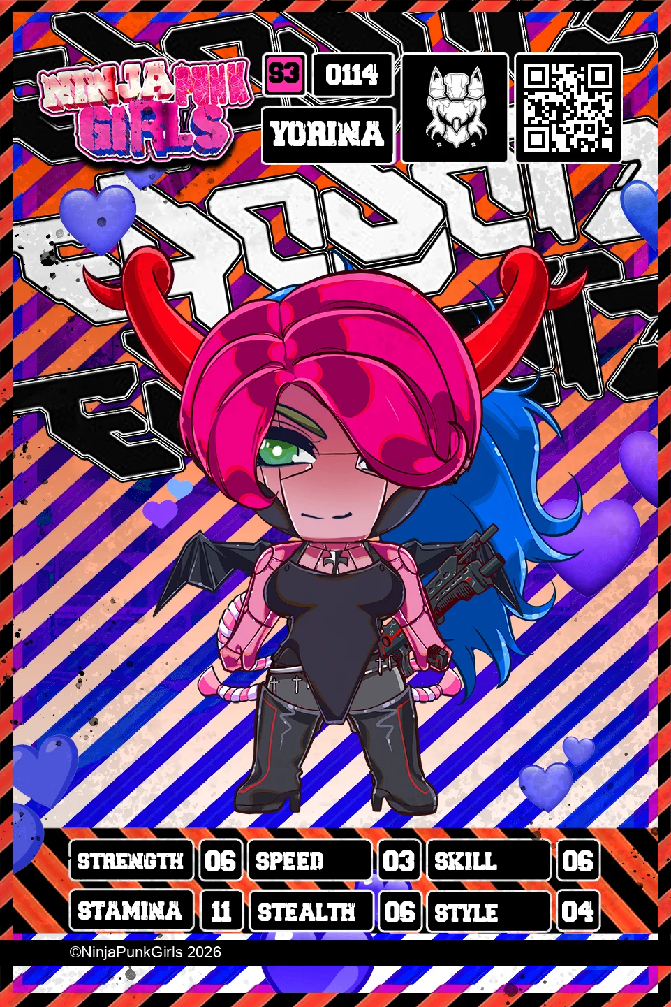 Rebuilt card #0114 Yorina