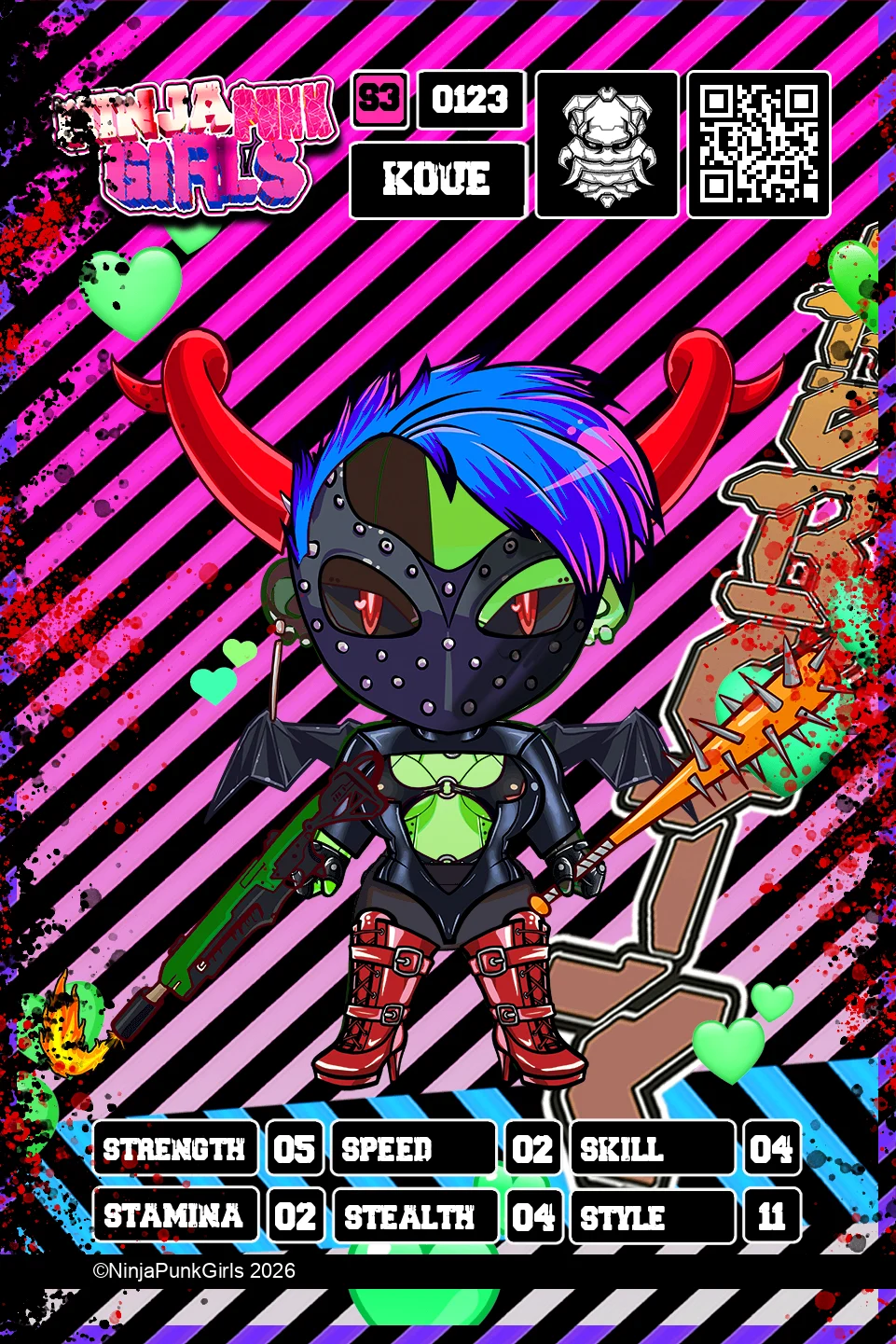 Rebuilt card #0123 Koue