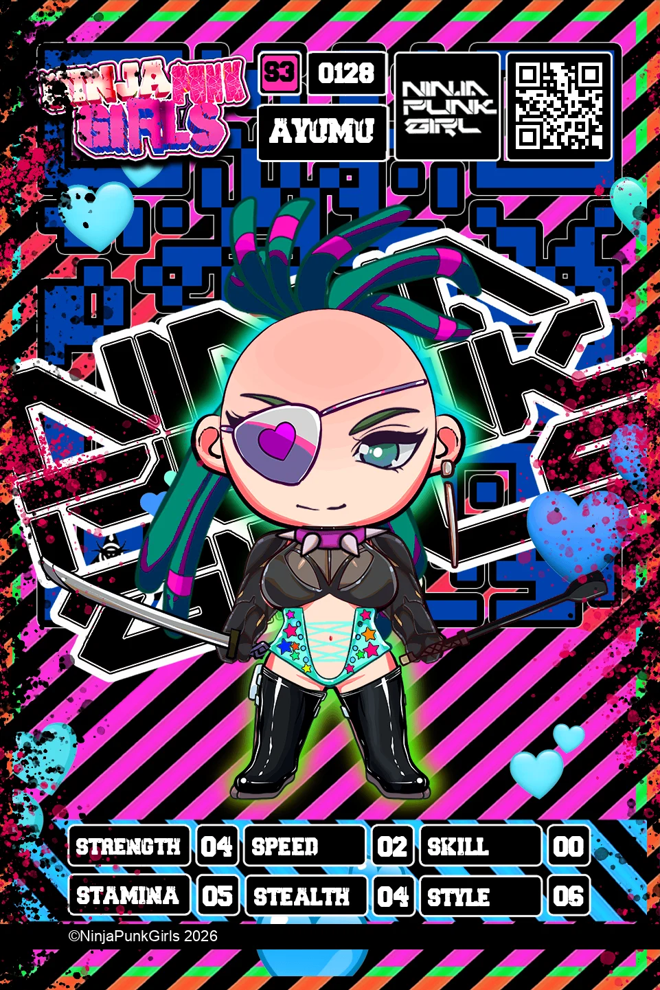 Rebuilt card #0128 Ayumu