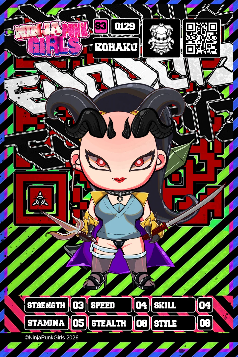Rebuilt card #0129 Kohaku