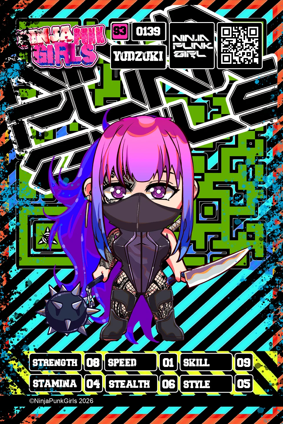 Rebuilt card #0139 Yudzuki