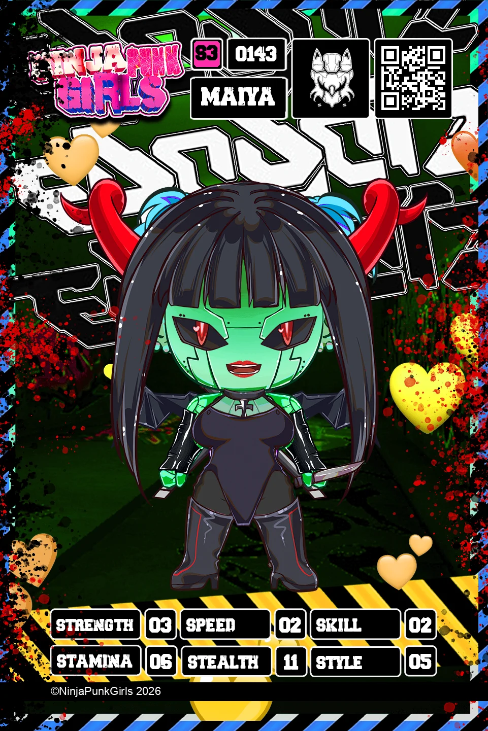 Rebuilt card #0143 Maiya