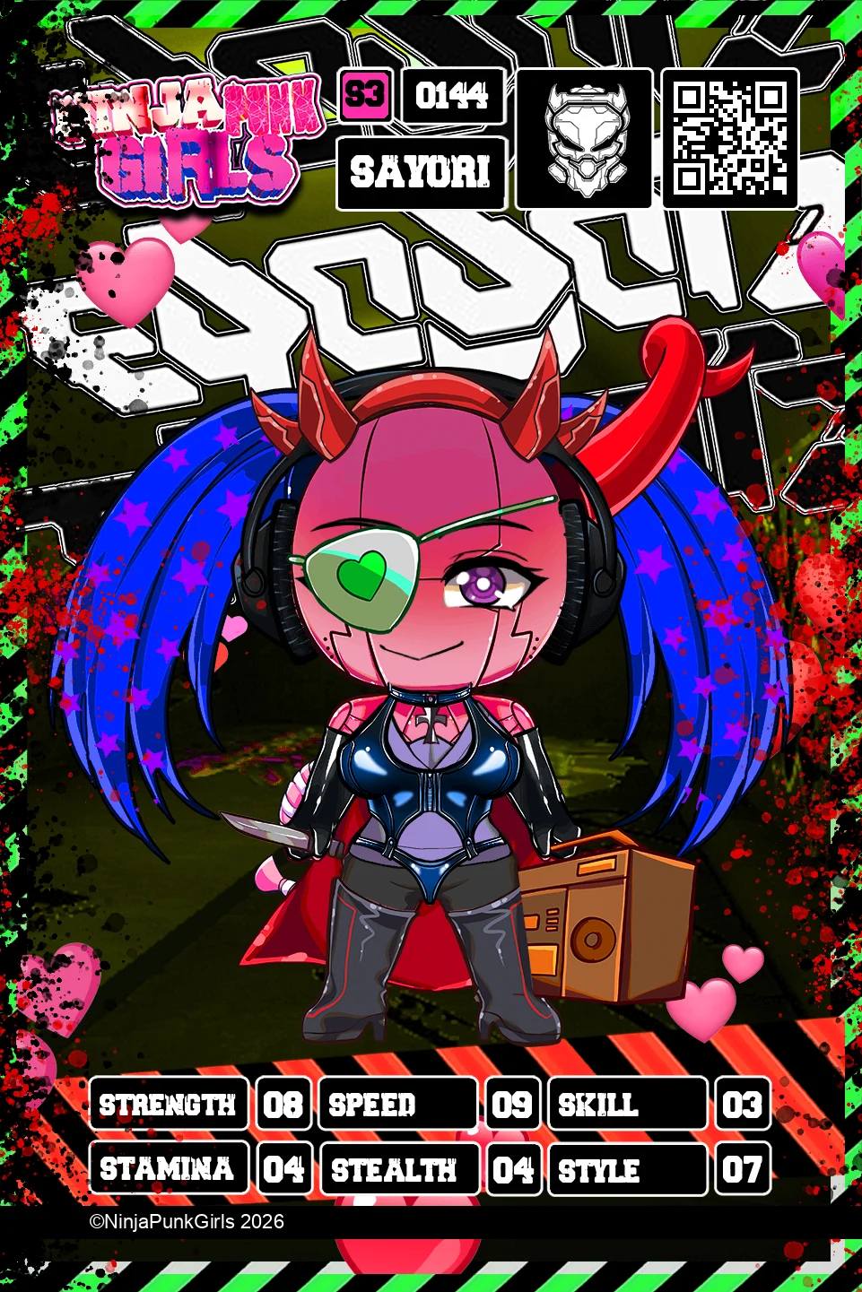 Rebuilt card #0144 Sayori