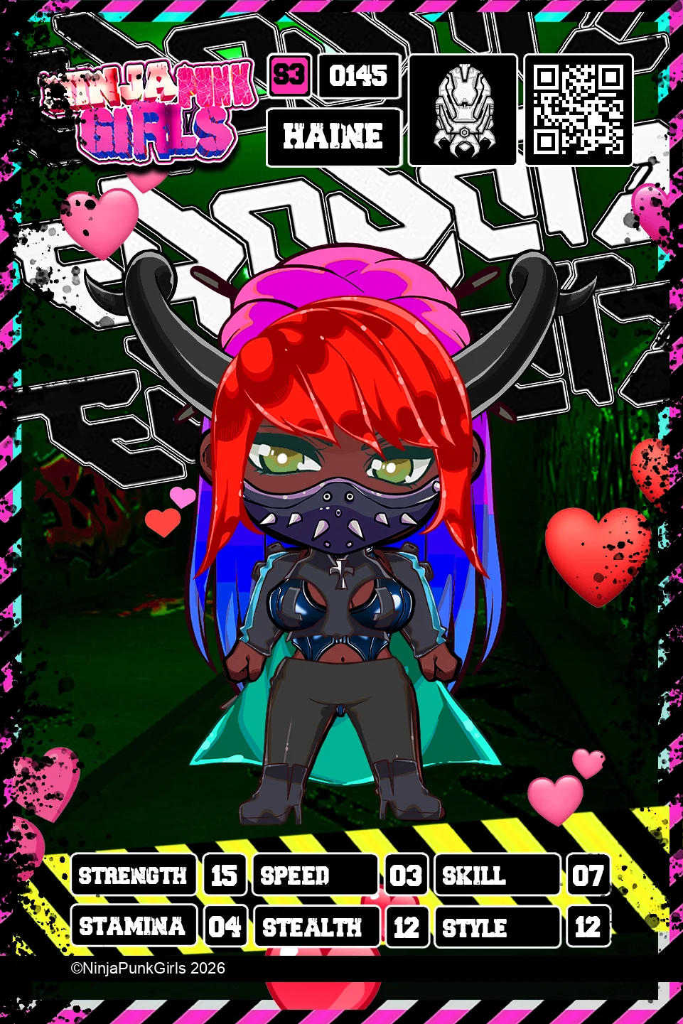 Rebuilt card #0145 Haine