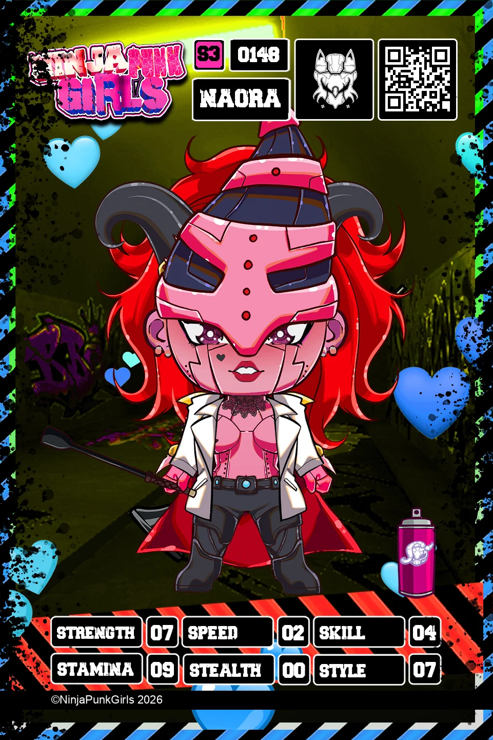 Rebuilt card #0148 Naora