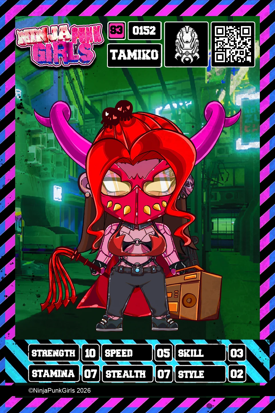 Rebuilt card #0152 Tamiko