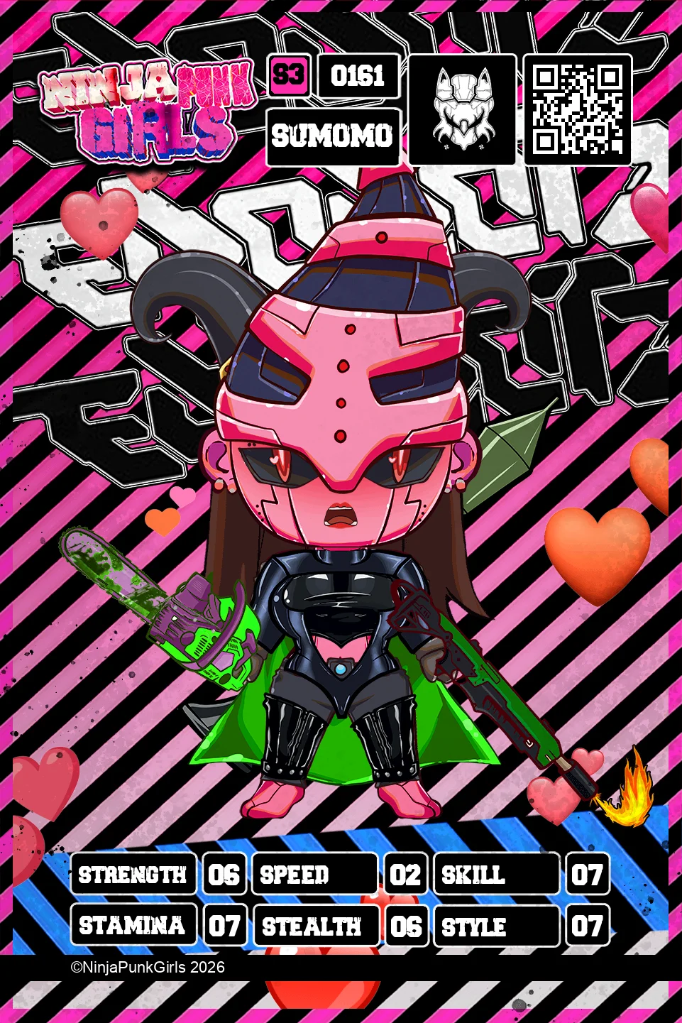 Rebuilt card #0161 Sumomo