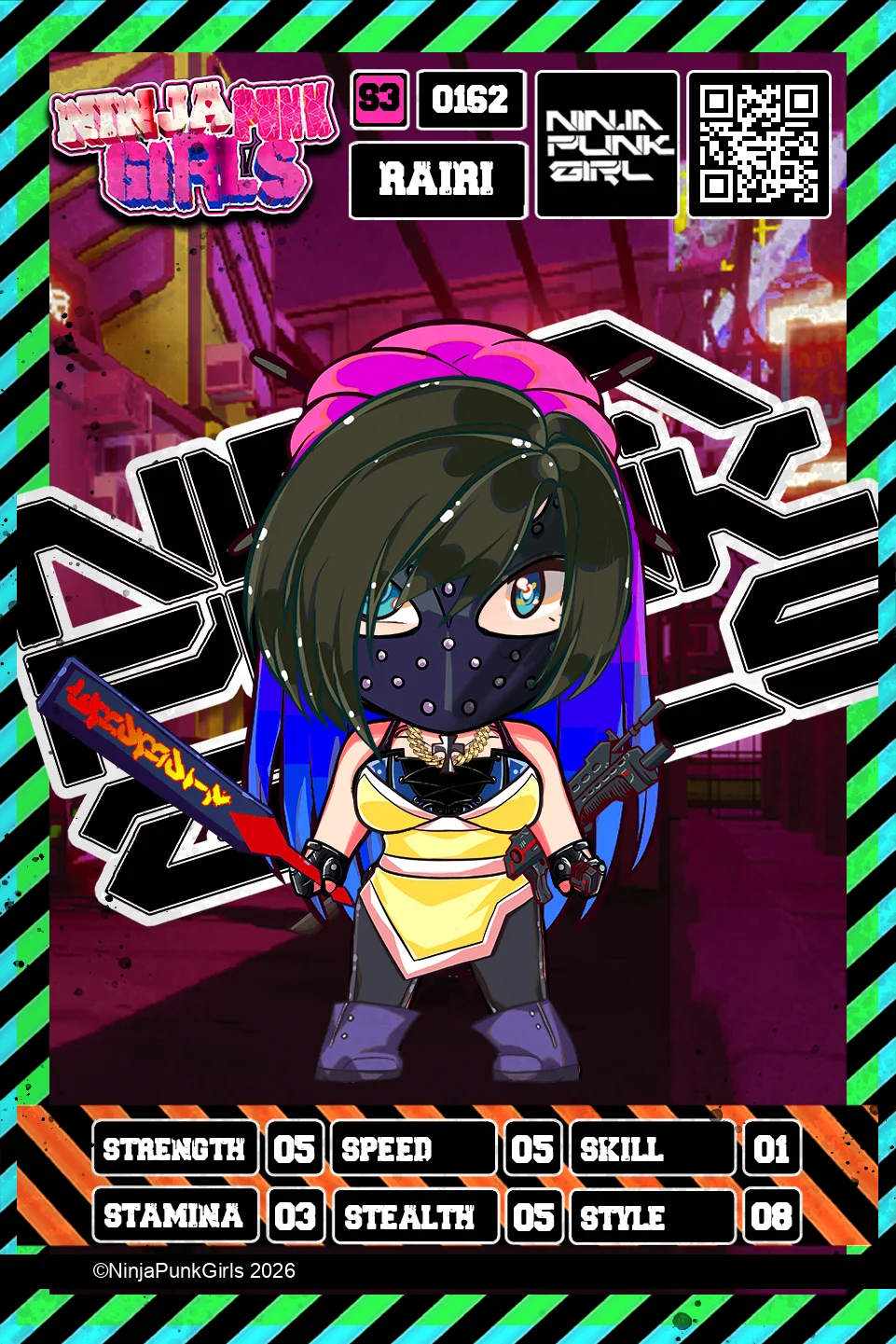 Rebuilt card #0162 Rairi