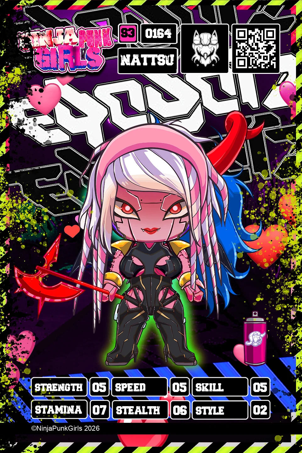 Rebuilt card #0164 Nattsu