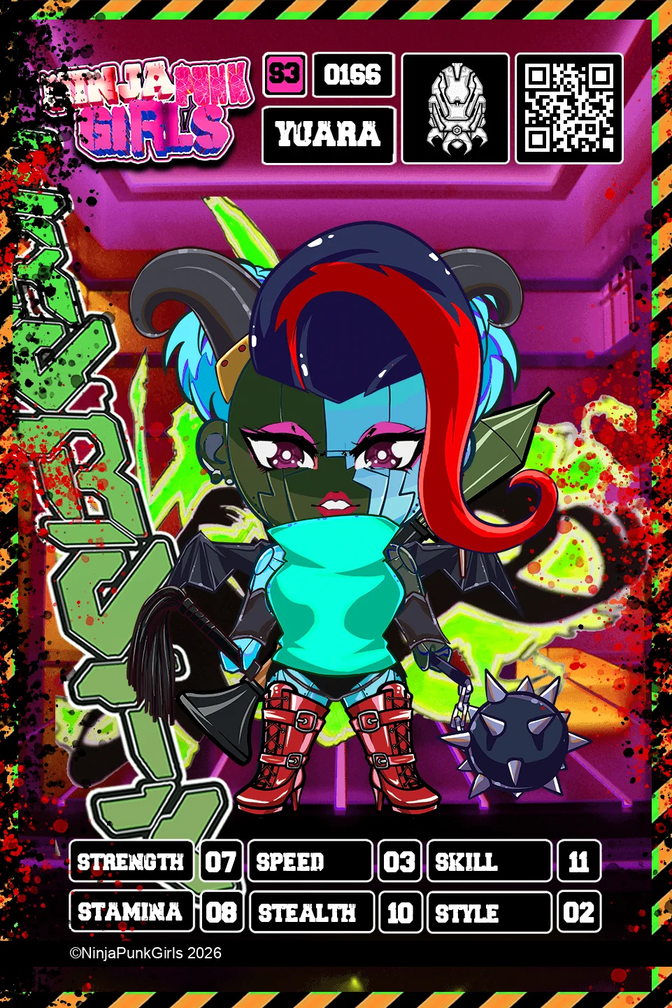 Rebuilt card #0166 Yuara
