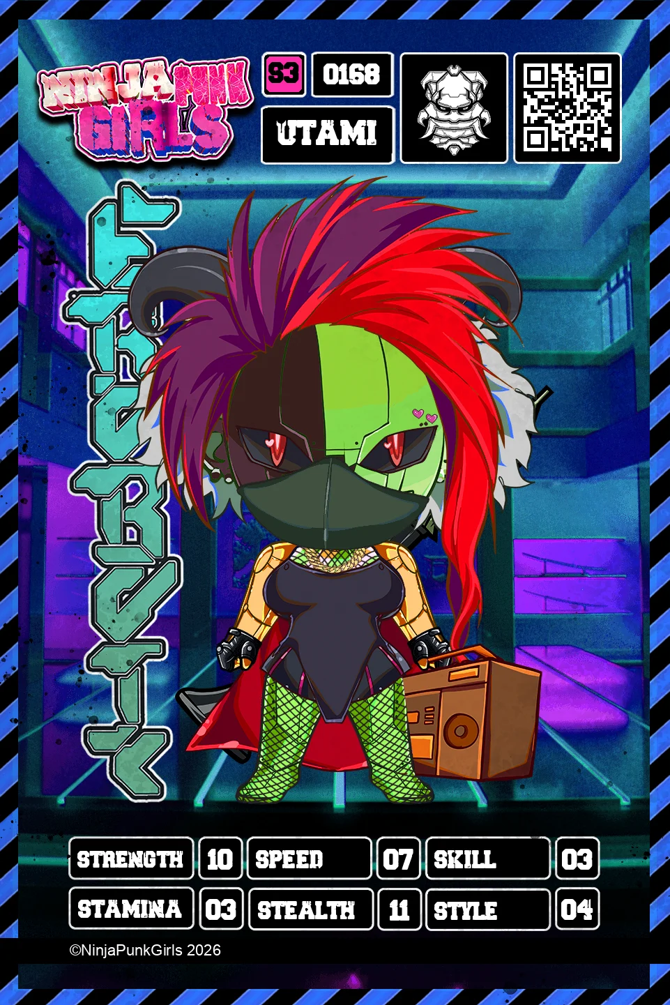 Rebuilt card #0168 Utami