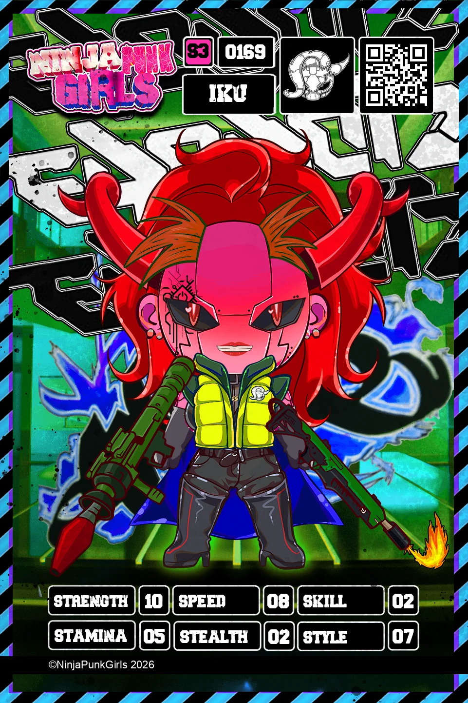 Rebuilt card #0169 Iku