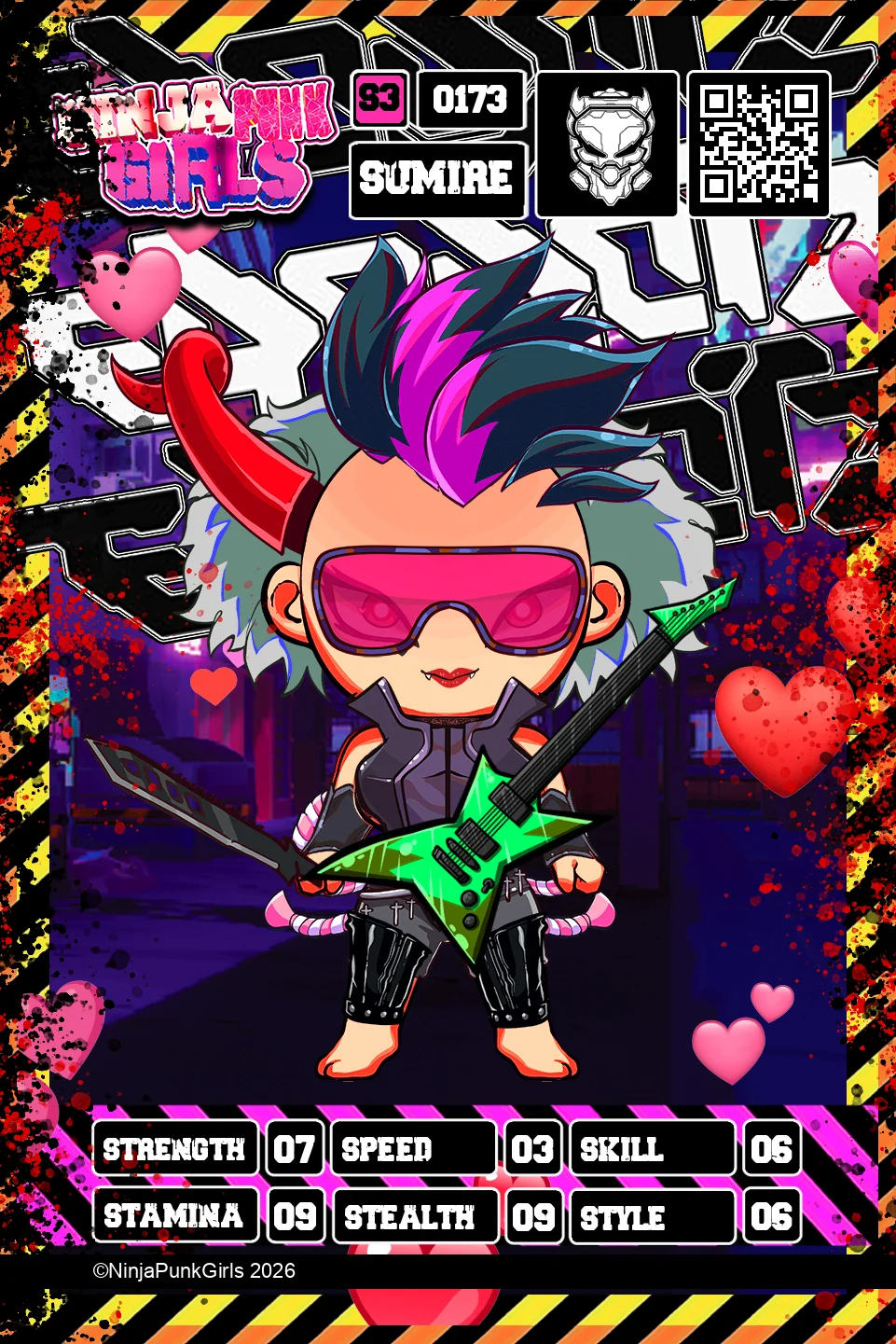 Rebuilt card #0173 Sumire