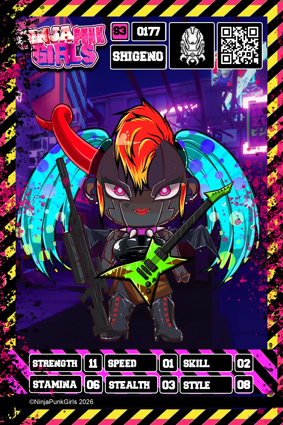 Rebuilt card #0177 Shigeno